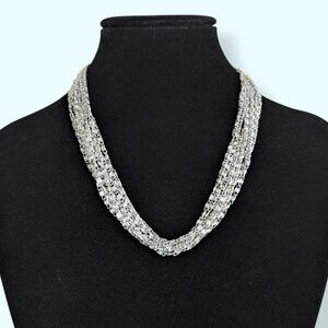 Vintage Sarah Cov 8-Strand Chain Necklace